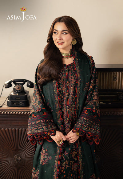 Lawn 3PC Embroidered With Chiffon Embroidered Dupatta-5084