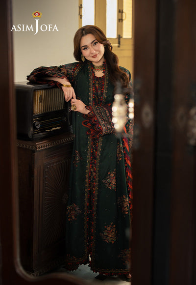 Lawn 3PC Embroidered With Chiffon Embroidered Dupatta-5084