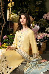 Lawn-3PC Embroidered with Digital printed Dupatta-5134