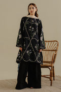 Lawn-3PC Embroidered Shirt with Digital Printed Jacquard Dupatta-1384