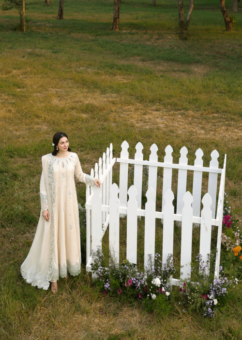 Lawn-3PC Sequence Embroidered With Khadi Net Embroidered Dupatta-5249