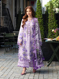 Lawn-3PC Chikankari Embroidered With Digital Printed Jacquard Dupatta-5246