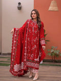 Lawn-3PC Chikankari Embroidered Shirt With Lawn Embroidered Dupatta-5244