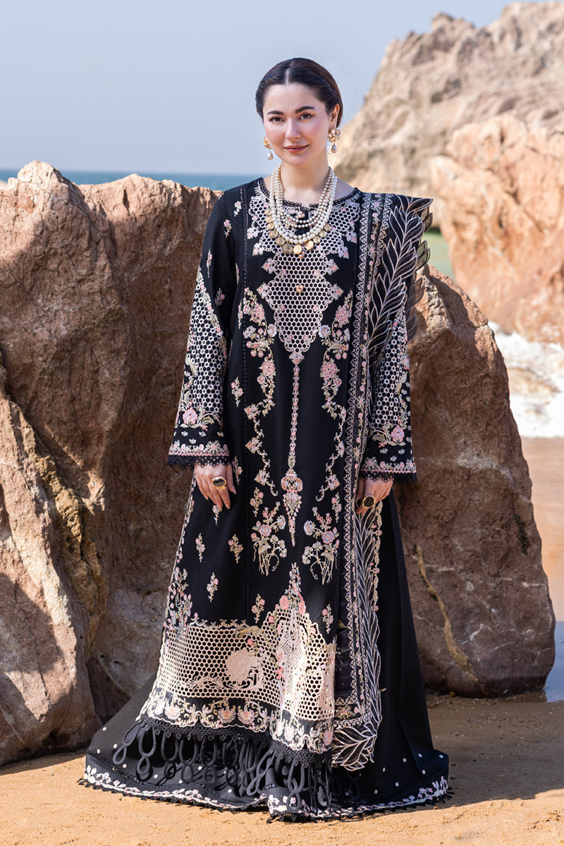 Lawn-3PC Embroidered Shirt With Organza Embroidered Dupatta-5400