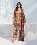 3PC KARANDI PRINTED SHIRT WITH KARANDI PRINTED DUAPTTA AND TROUSER - 1702
