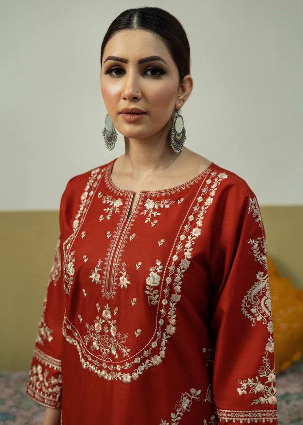 Lawn-2PC Embroidered Suit-5254