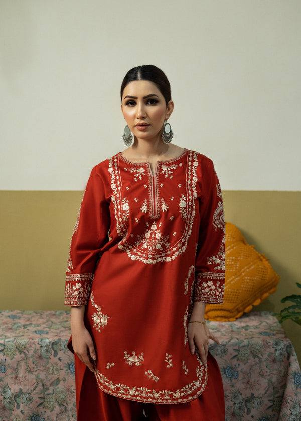 Lawn-2PC Embroidered Suit-5254