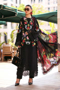 Lawn-3PC Chikankari Embroidered With Digital Printed Jacquard Dupatta-5303