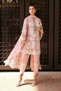 Lawn-3PC Embroidered With Chiffon Digital Printed Dupatta - 5277