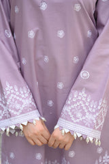 Lawn-3PC Embroidered Shirt with Chiffon Embroidered Dupatta-5136
