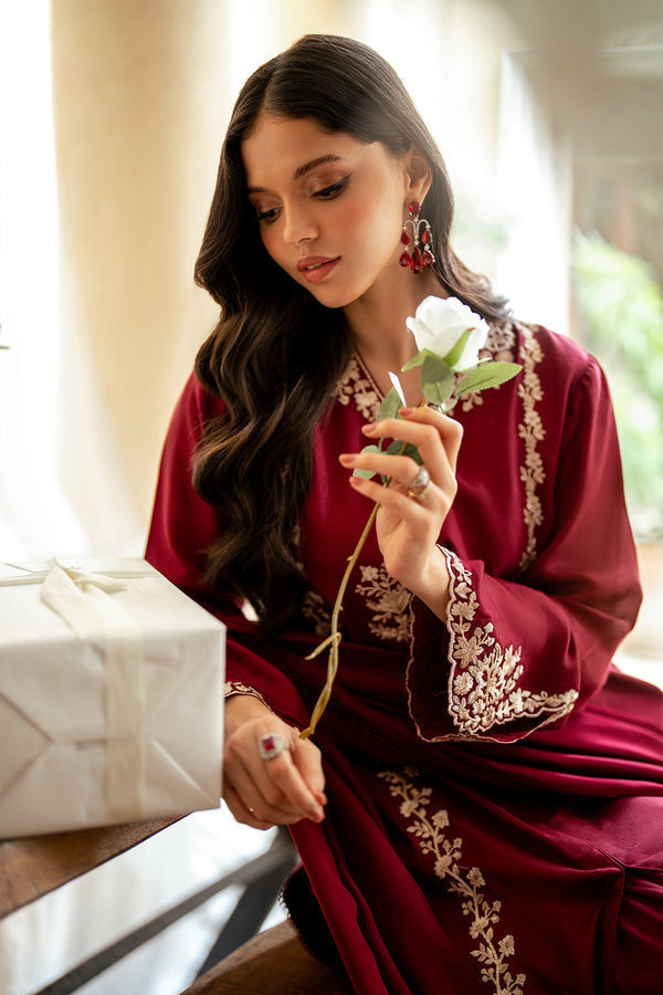 Lawn 3PC Embroidered Shirt with Cotton Net Viscose Embroidered Dupatta-5165