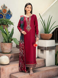 Lawn-3PC Chikankari Embroidered Shirt With Digital Printed Jacquard Dupatta-5346