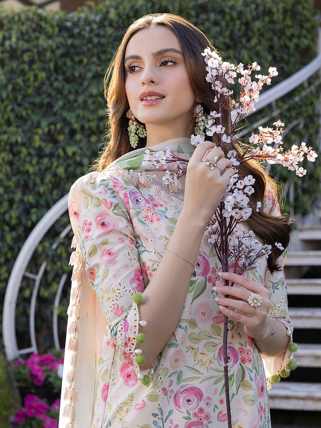 KHADDAR-3PC WITH KHADDAR PRINTED SHIRT & TROUSER-926