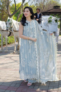 Lawn-3PC Embroidered Shirt With Digital Printed Jacquard Dupatta-5309