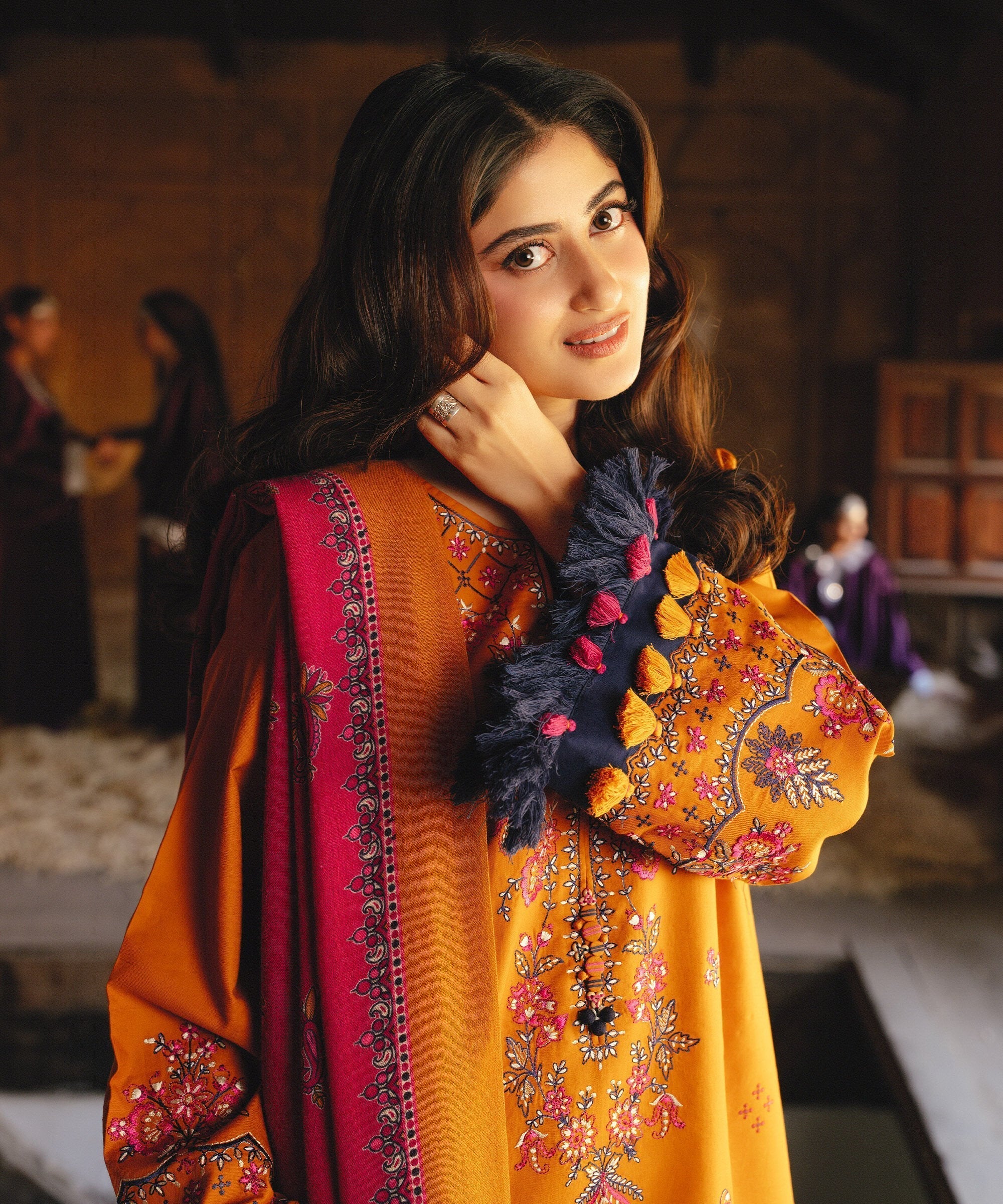 Lawn-3PC Embroidered with Digital Printed Jacquard Dupatta-5126