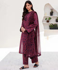 3PC LAWN PRINTED SHIRT WITH VOILE PRINTED DUAPTTA - 4015