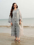 Lawn-3PC Laser Cut Embroidered Shirt With Khadi Net Embroidered Dupatta-5401