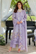 Lawn-3PC Embroidered Shirt With Khadi Net Embroidered Dupatta-5225